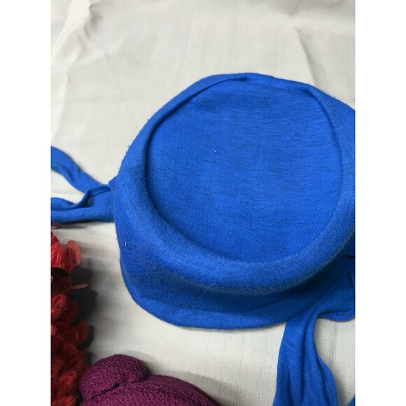 Lot of 5 Vintage 1960s Hats - Andrew St. John Red Wool Sequins & Blue Union Made main image 9